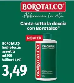 Emi Market Borotalco bagnodoccia assortiti offerta