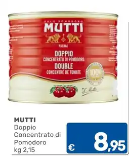 ARCA C+C cash and carry Mutti Doppio Concentrato di Pomodoro offerta