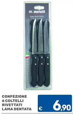 ARCA C+C cash and carry Coltelli rivettati lama dentata offerta
