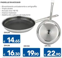 ARCA C+C cash and carry Padelle in acciaio offerta