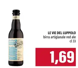 Emi Market Le Vie del Luppolo birra artigianale red ale offerta