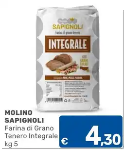 ARCA C+C cash and carry Molino Sapignoli Farina di Grano Tenero Integrale offerta