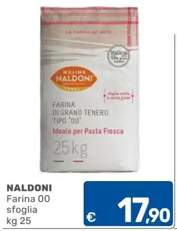 ARCA C+C cash and carry Naldoni Farina 00 sfoglia offerta