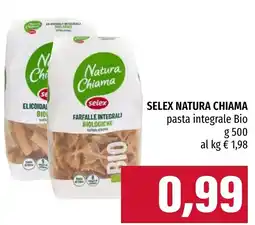 Emi Market Selex Natura Chiama pasta integrale Bio offerta