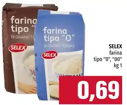Emi Market farina tipo "0", "00" SELEX offerta