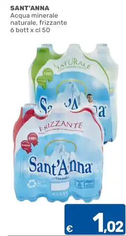 ARCA C+C cash and carry Acqua minerale naturale, frizzante Sant'Anna offerta