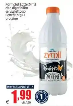 Elite Parmalat Latte Zymil Benefit btg.11 proteine offerta