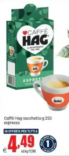 Elite Caffè Hag espresso offerta