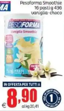 Elite Pesoforma Smoothie vaniglia-choco offerta