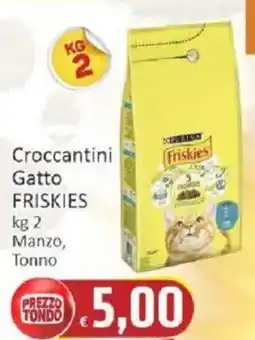 Paghi Poco Croccantini Gatto Friskies offerta