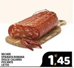 Premium Supermercati Becher spianata romana offerta