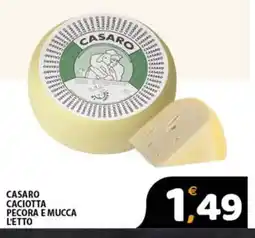 Premium Supermercati Casaro caciotta pecora e mucca offerta