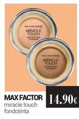 Tigotà Max Factor miracle touch fondotinta offerta