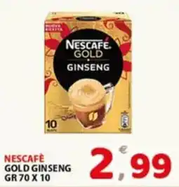 Premium Supermercati Nescafé Gold Ginseng offerta