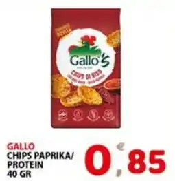 Premium Supermercati Gallo chips di mais paprika/protein offerta