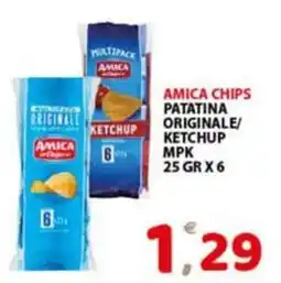 Premium Supermercati Amica chips patatina originale/ketchup offerta