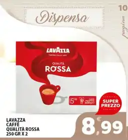 Premium Supermercati Lavazza caffè qualità rossa offerta
