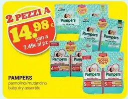 Tigotà Pampers pannolino/mutandino baby dry assortito offerta