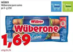 MEGA Wüberone puro suino offerta
