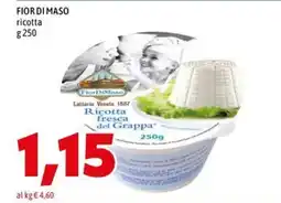MEGA Ricotta fresca del Grappa offerta