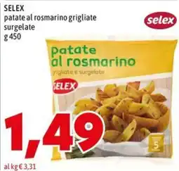 MEGA Patate al rosmarino Selex offerta