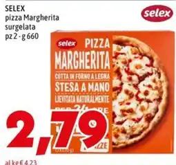 MEGA Selex pizza Margherita offerta