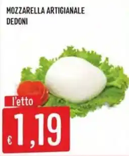 IperSisa Mozzarella artigianale Dedoni offerta