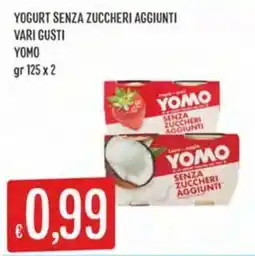 IperSisa Yogurt senza zuccheri aggiunti Yomo offerta