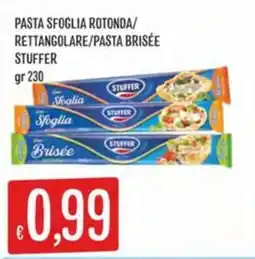 IperSisa Pasta sfoglia rotonda/rettangolare/pasta brisée stuffer offerta
