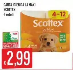 IperSisa Carta igienica la maxi scottex offerta