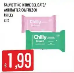 IperSisa Salviettine intime Chilly offerta