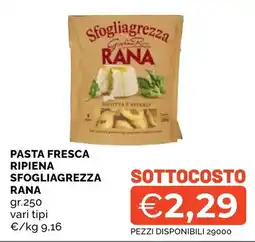 Mercatò Local Pasta fresca ripiena sfogliagrezza Rana offerta