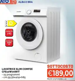Mercatò Local Lavatrice slim Comfee offerta