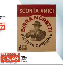 Mercatò Big Birra Moretti offerta