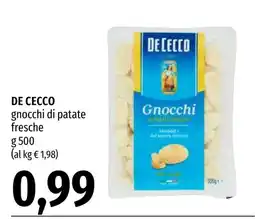 Emi Market De Cecco gnocchi di patate fresche offerta