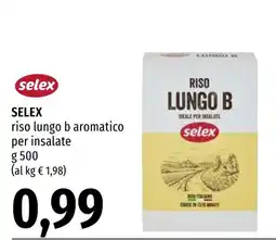 Emi Market Selex riso lungo b aromatico per insalate offerta