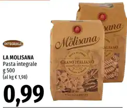 Emi Market La Molisana Pasta integrale offerta