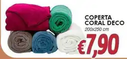 Bernava Coperta coral deco offerta