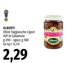 Emi Market Alberti Olive Taggiasche Liguri IGP in Salamoia offerta