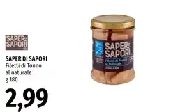 Emi Market Saper di Sapori Filetti di Tonno al Naturale offerta
