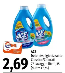 Emi Market ACE Detersivo Igienizzante Classico offerta