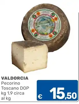 ARCA C+C cash and carry Valdorcia Pecorino Toscano DOP offerta