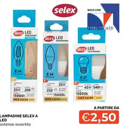 Mercatò Big Lampadine Selex a LED offerta
