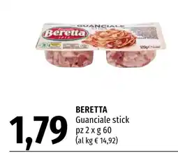 Emi Market Beretta Guanciale stick offerta