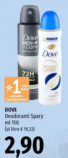 Emi Market Dove Deodoranti Spary offerta