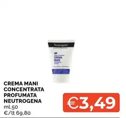 Mercatò Local Crema mani concentrata profumata Neutrogena offerta