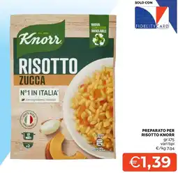 Mercatò Local Risotto zucca Knorr offerta