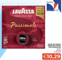 Mercatò Local Lavazza Passionale A Modo Mio offerta