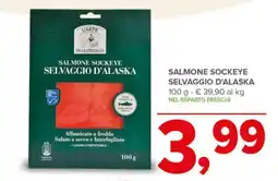 Todis L'Arte delle specialità Salmone sockeye selvaggio d'Alaska offerta