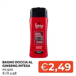 Mercatò Local Bagno doccia al ginseng Intesa offerta